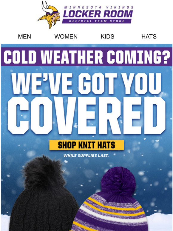 Minnesota Vikings - Official Team Store: FLASH SALE - Save on Knit Hats