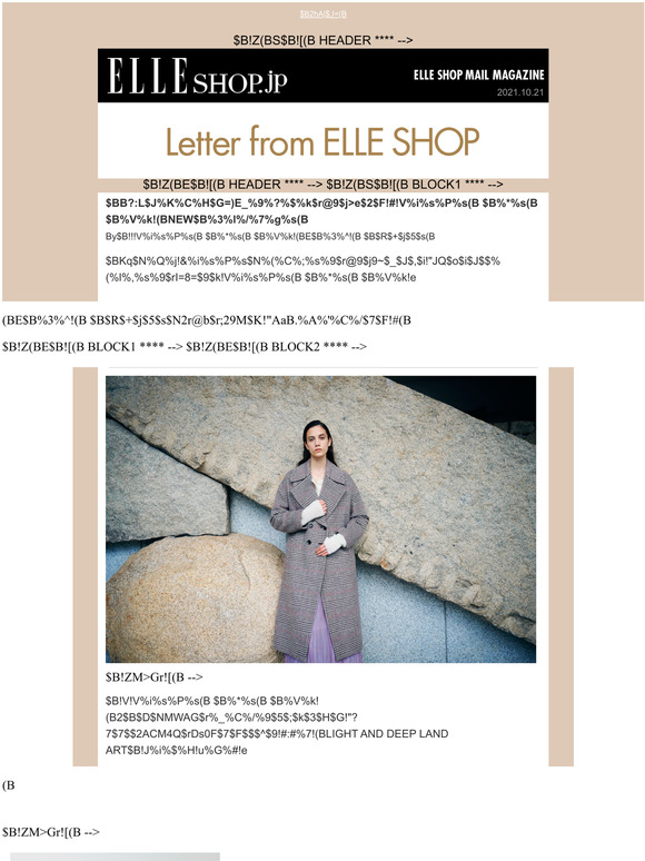 Elle Shop Newletter From Elle Shop Milled