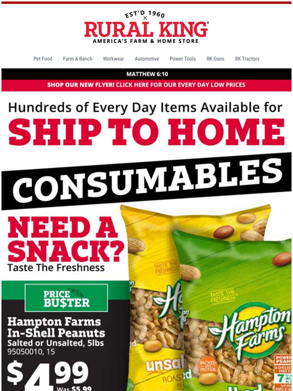 Rural More of Your Favorites Now Available for Ship to Home