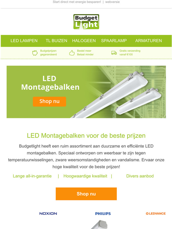 LED Montagebalken voor de beste prijzen