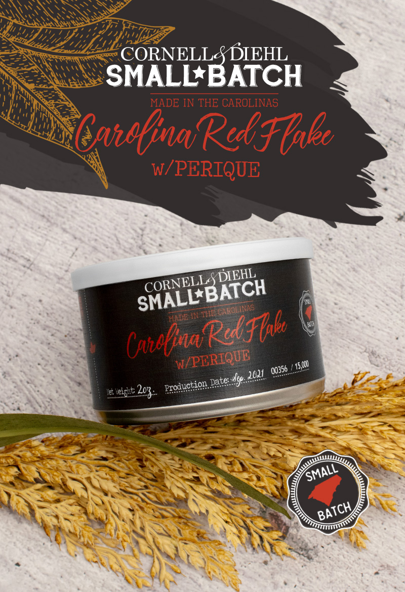 Carolina Red Flake with Perique Now Available Milled