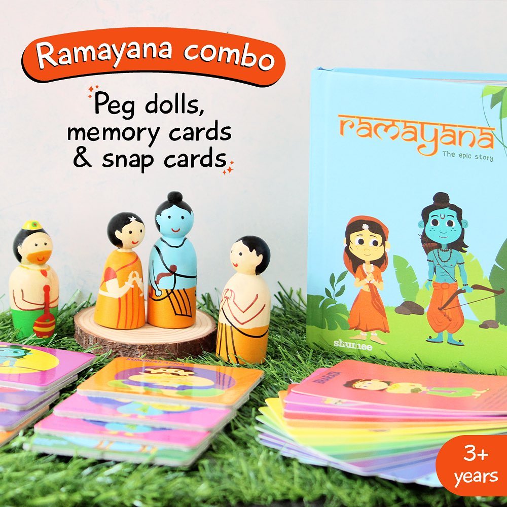 Shumee Ramayana Memory Game And Book – The Mom Store