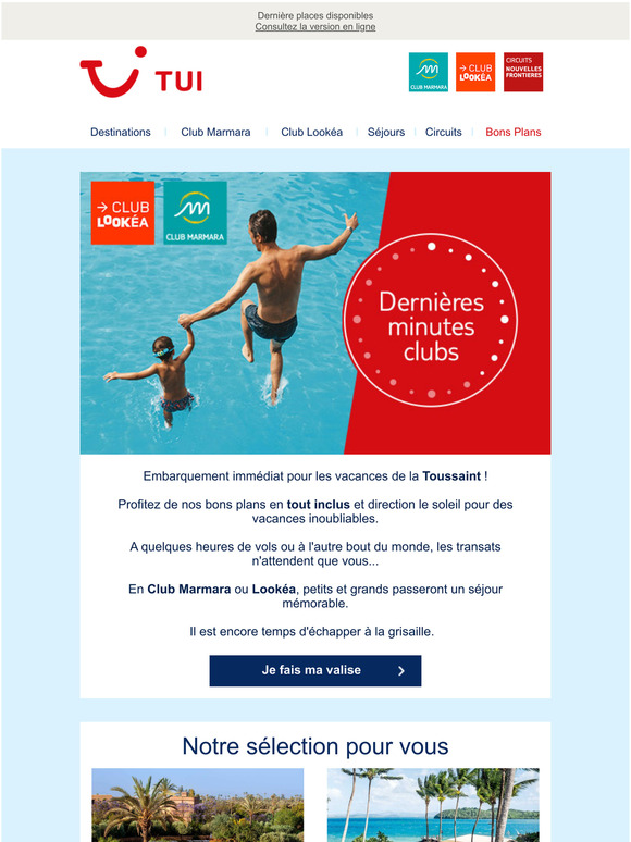  Vacances de la Toussaint : nos dernires minutes  saisir !