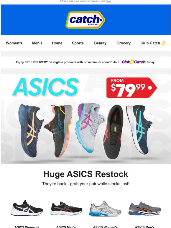 catch asics sale