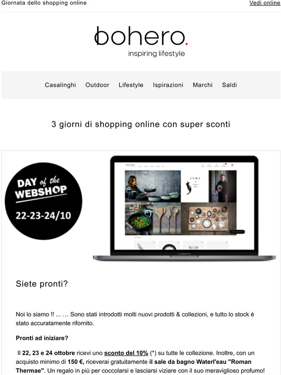 Giornata dello shopping online