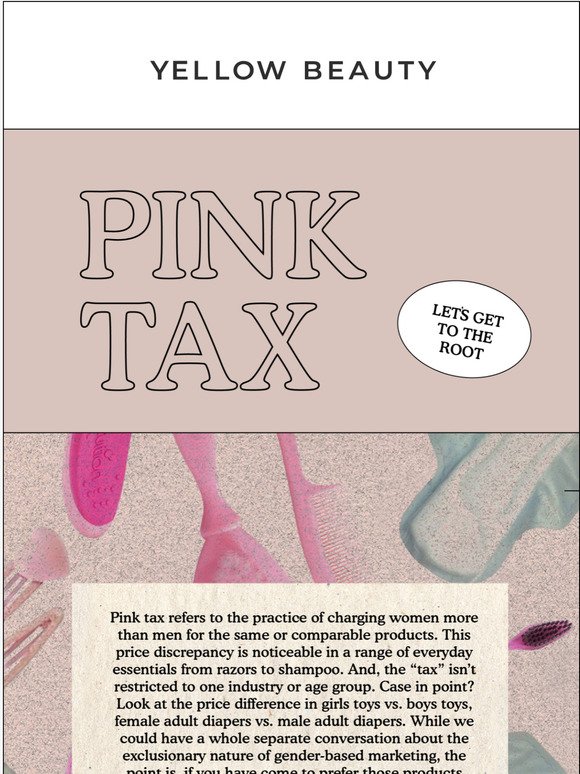 Pink Tax & how to spot gender-based up-charging!