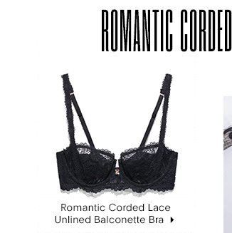 Romantic Corded Lace Unlined Balconette Bra