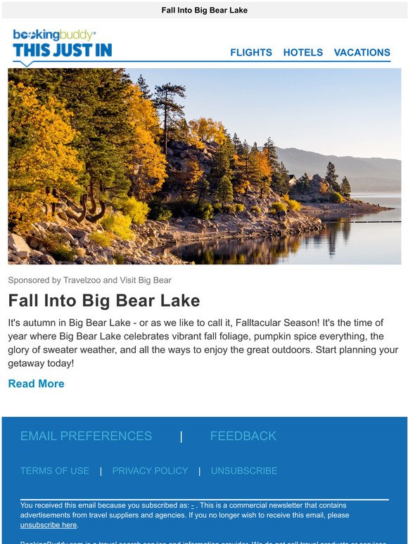 Travel Tips  Big Bear in Fall: Stays, Activities and Savings of up to 25%