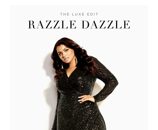 City chic razzle dazzle dress sale