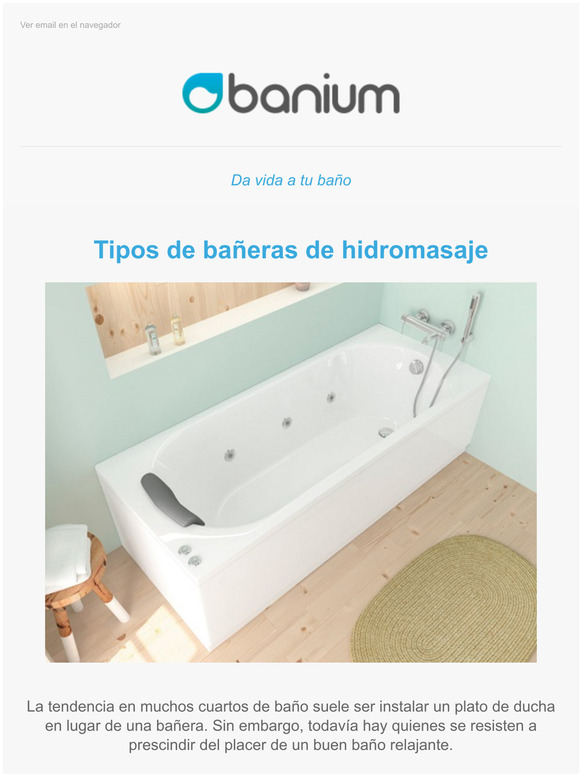 Tipos de baeras de hidromasaje