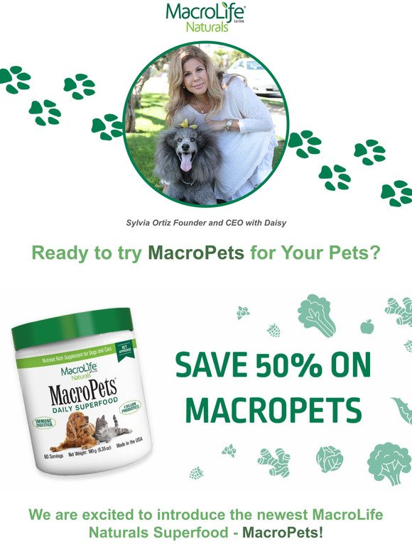 Give Your Pets Vitality a Boost with MacroPets! 