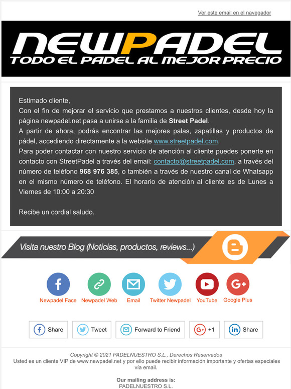 NOS MUDAMOS!