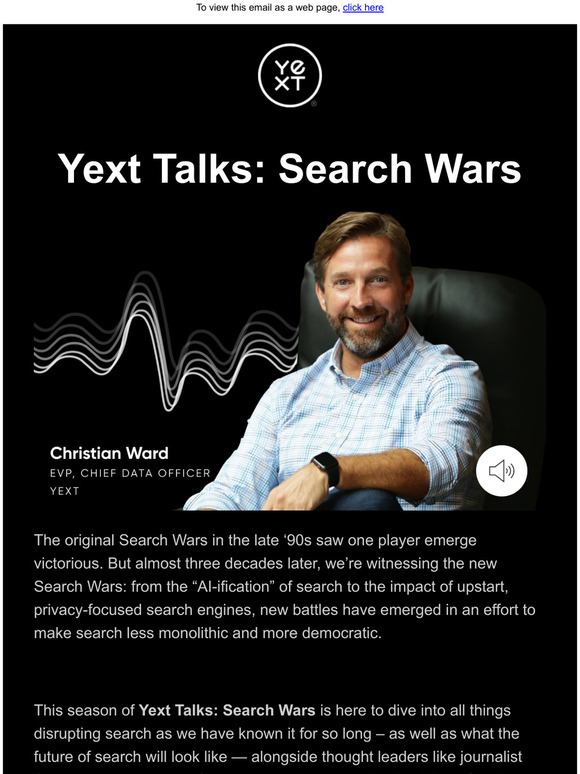Yext Talks Season Two: Search Wars