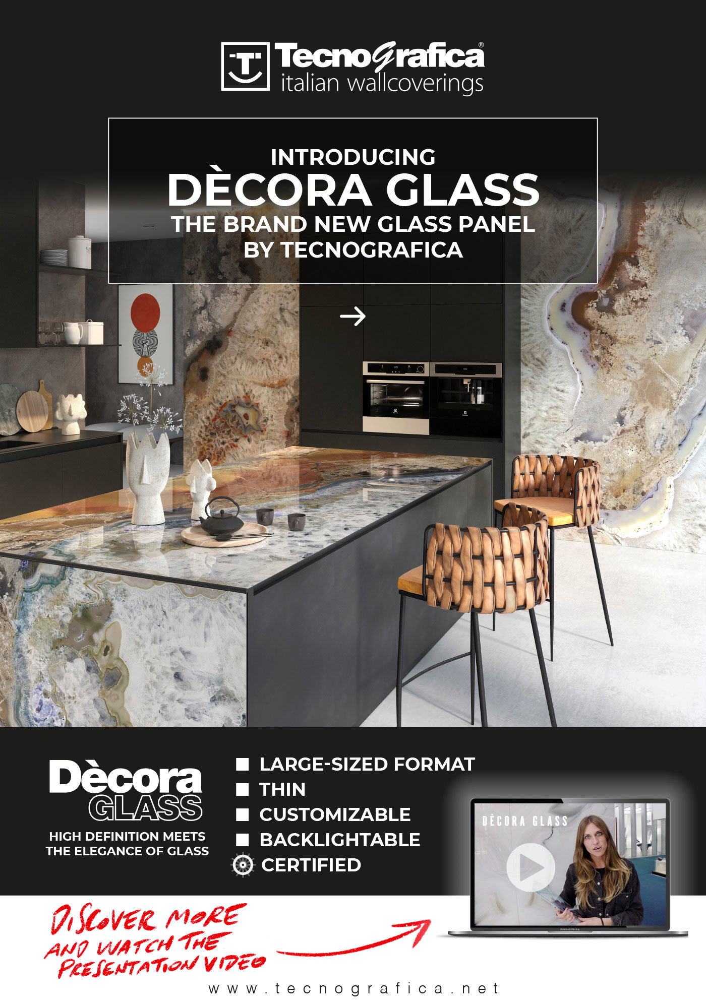 Archiproducts ES: Tecnografica large glass panel: maximum design freedom |  Milled