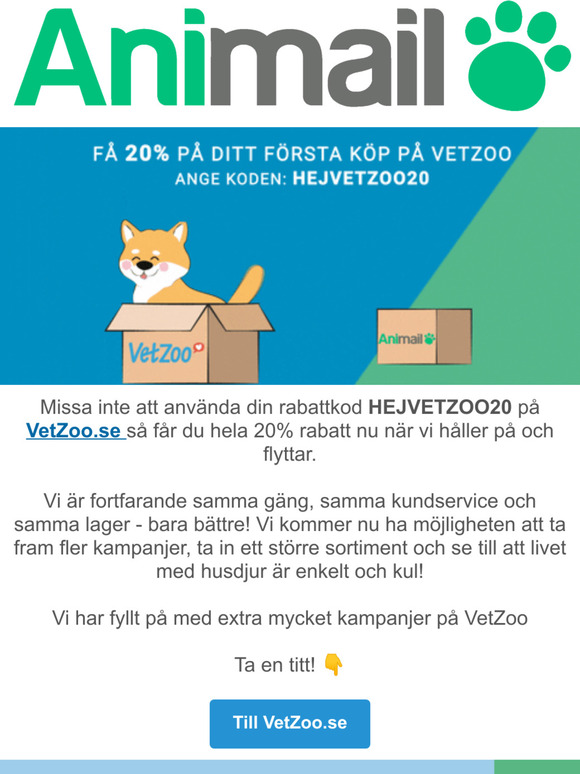 Animail blir VetZoo 
