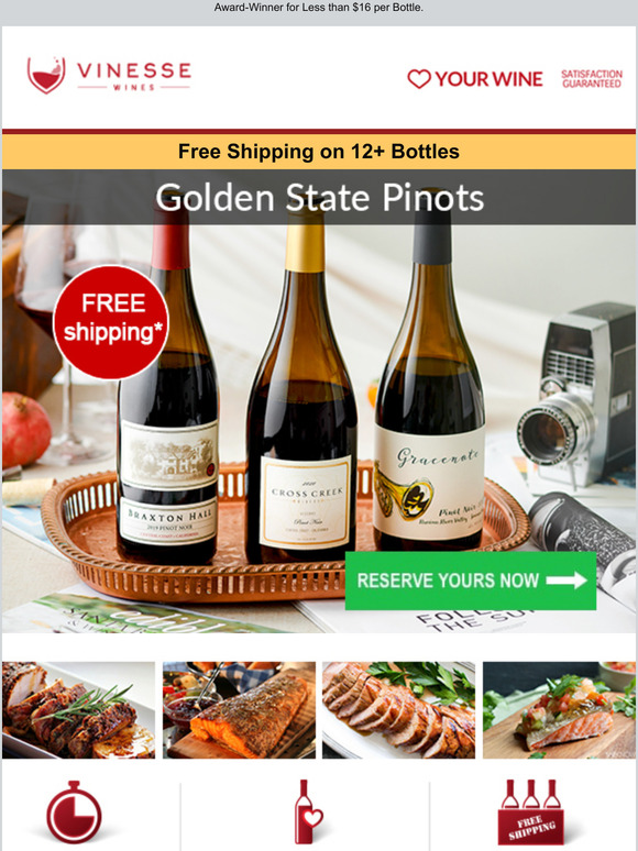 Golden State Pinots: Winning and Toasty Selections from California's Top Pinot Regions