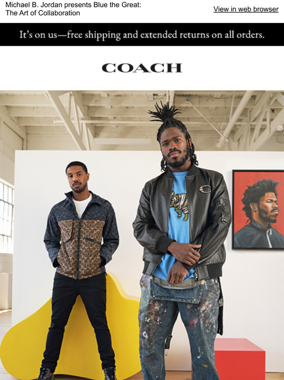 michael b jordan coach shoes