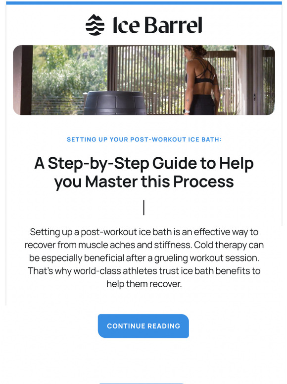 theicebarrel Setting Up Your PostWorkout Ice Bath Milled