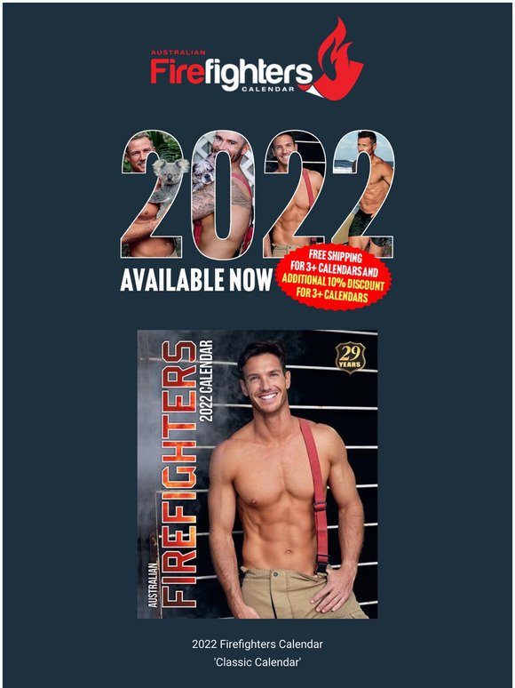2022 Australian Firefighters Calendar available now!