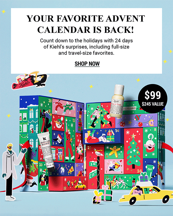 Kiehls A Dreamland Of Giving Awaits With Our Limited Edition Advent