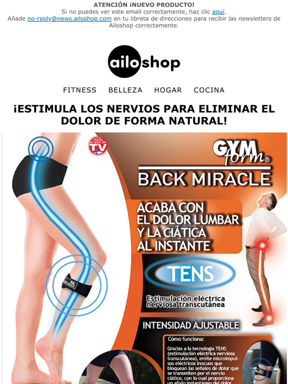 La solucin a tus dolores de espalda con un 40% dto.