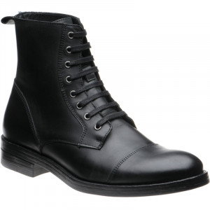 Herring Brando rubber-soled boots in Black Calf