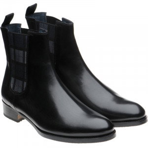 Herring Gina ladies rubber-soled boots in Black Calf