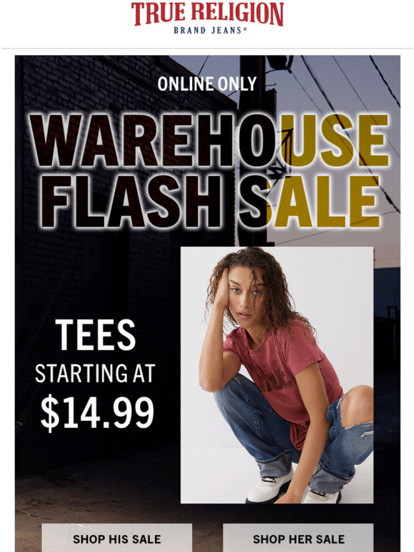 OFF Warehouse FLASH SALE happening now 