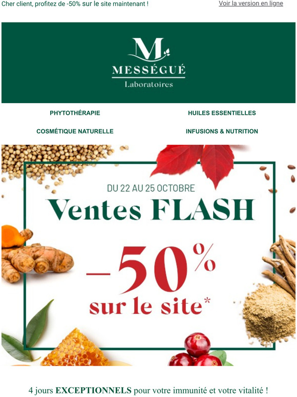  -50% sur le site ds maintenant avec notre vente FLASH !  #vitalit #immunit