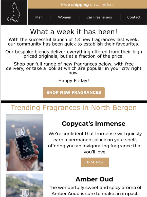 Copycat Fragrances Spotlight On Newness... Milled