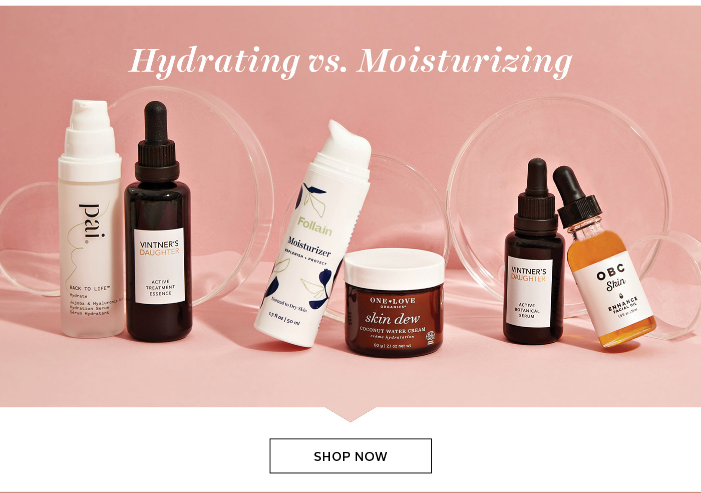 Follain Hydrating vs. Moisturizing Milled