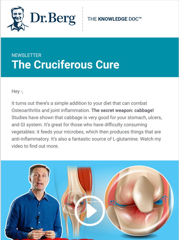 Dr. Berg: Fight Osteoarthritis With This | Milled