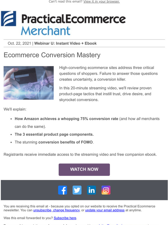 Master Ecommerce Conversions