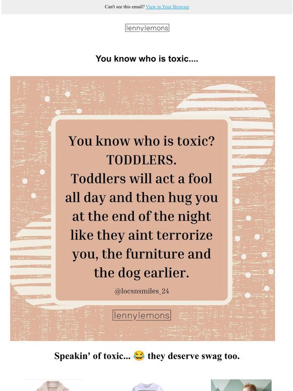 You Know Is Toxic 