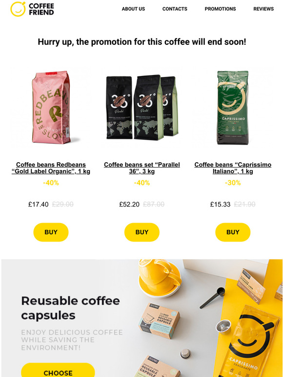 Special autumn offers up to -40%