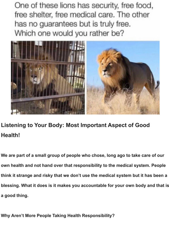 Health and Wellbeing