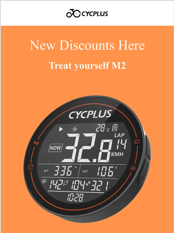 Treat Yourself M2! Bike Computer Discounts Now!