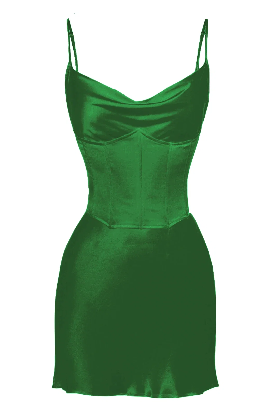 slim fit dress slacks Short Emerald Green Beaded Corset Dress main image 0