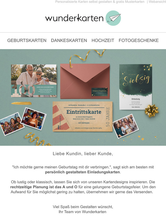entdecken Sie unsere neuen Geburtstagseinladungen!