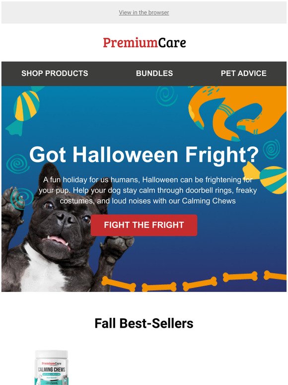 Halloween shouldn't be scary for your pup 