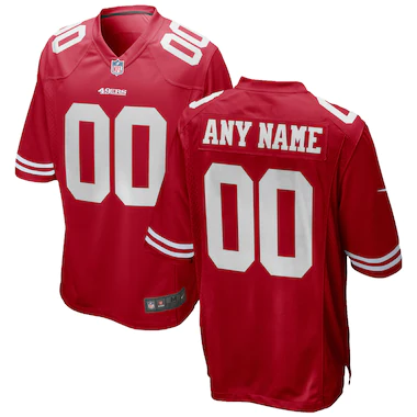 Men's Nike Faithful 49 Scarlet San Francisco 49ers Player Game Jersey