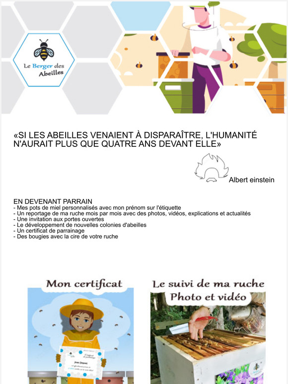 Parrainez les abeilles,Parrainez notre plante