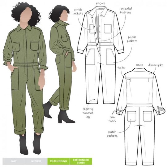 The Style Arc Melrose Boiler Suit