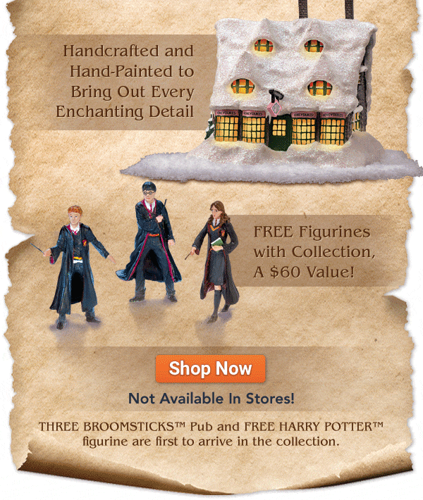HARRY POTTER Village Collection, Embrace the magic with HARRY POTTER in an  illuminated village collection. Shop Now!  By The  Bradford Exchange