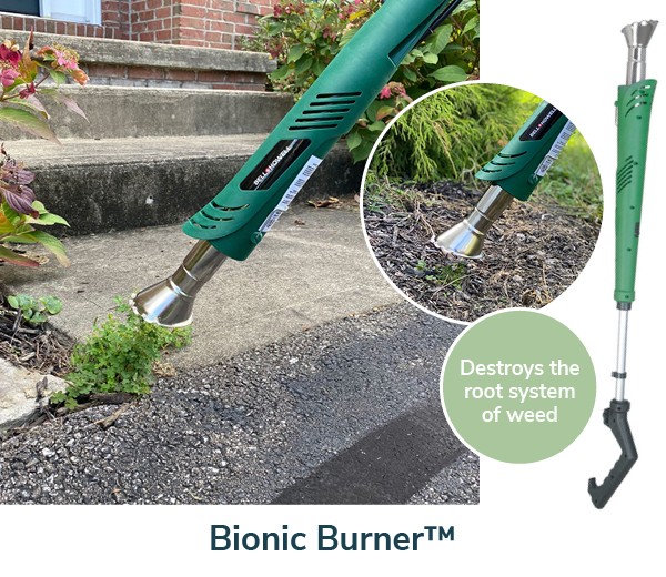 Sporty's Tool Shop NEW Bionic Burner Eliminate Weeds w/o Chemicals