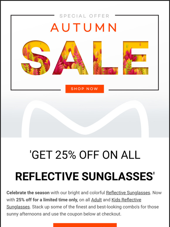 Last Minute Autumn Sale | 25% off