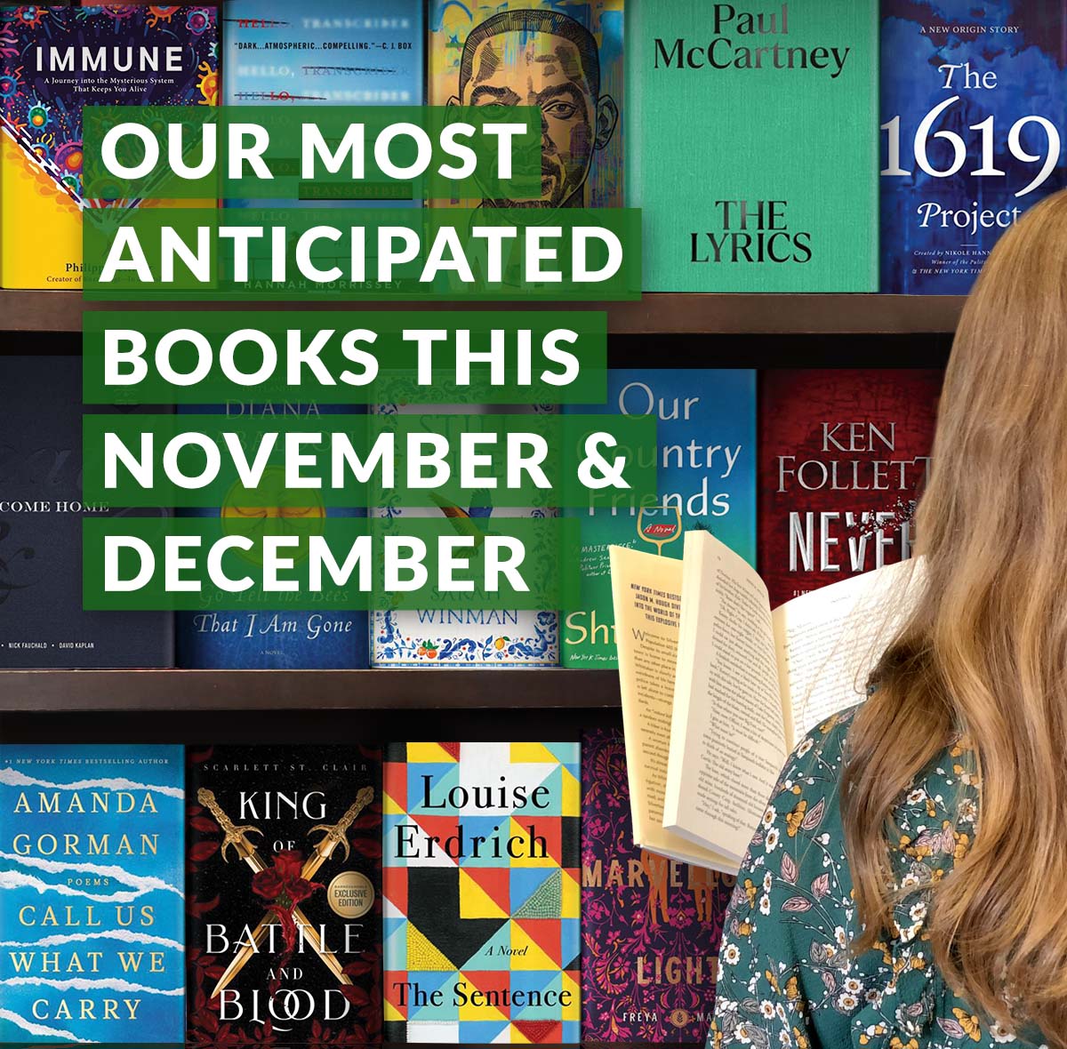 Barnes & Noble November & December's Most Anticipated Books Milled