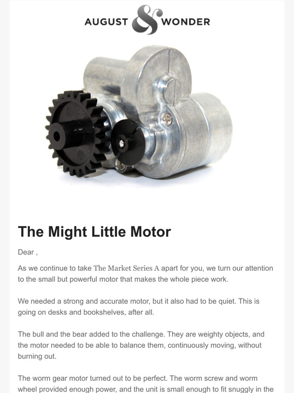 Greater Than the Sum of Its Parts: The Motor