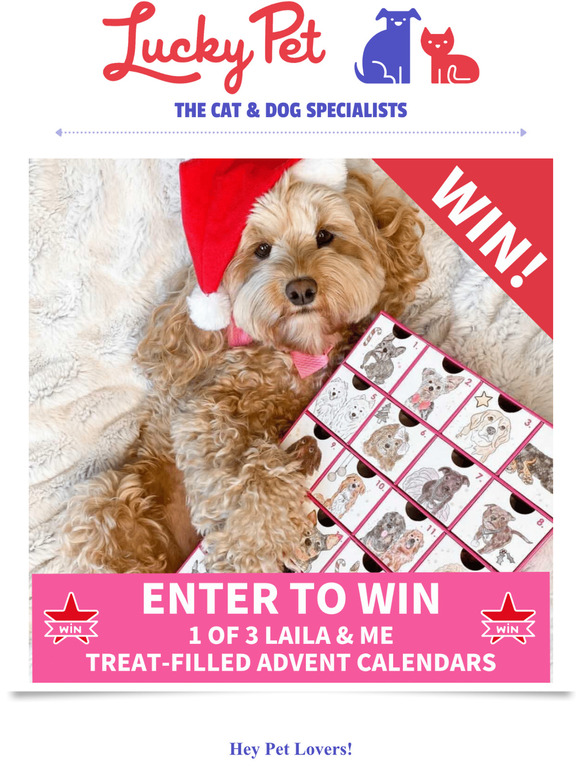 Win 1 of 3 Laila & Me Treat Advent Calendars Milled