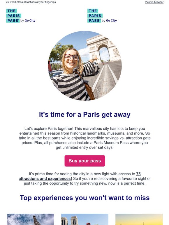 Save more on your sightseeing with The Paris Pass